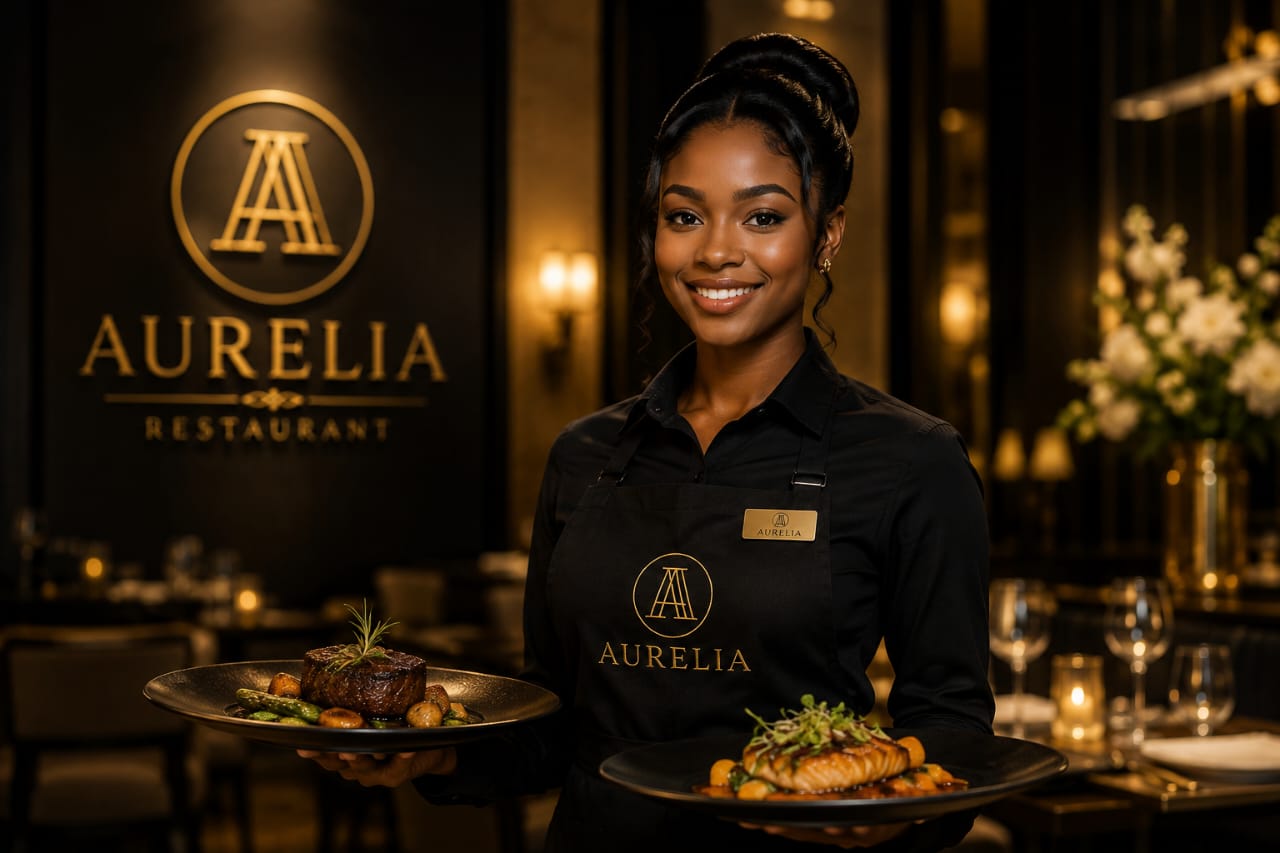 Aurelia restaurant branding